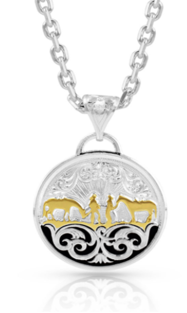 Montana Silversmith Between Friends Concho Necklace