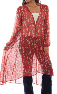 Honey Creek by Scully Printed Swiss Dot Duster