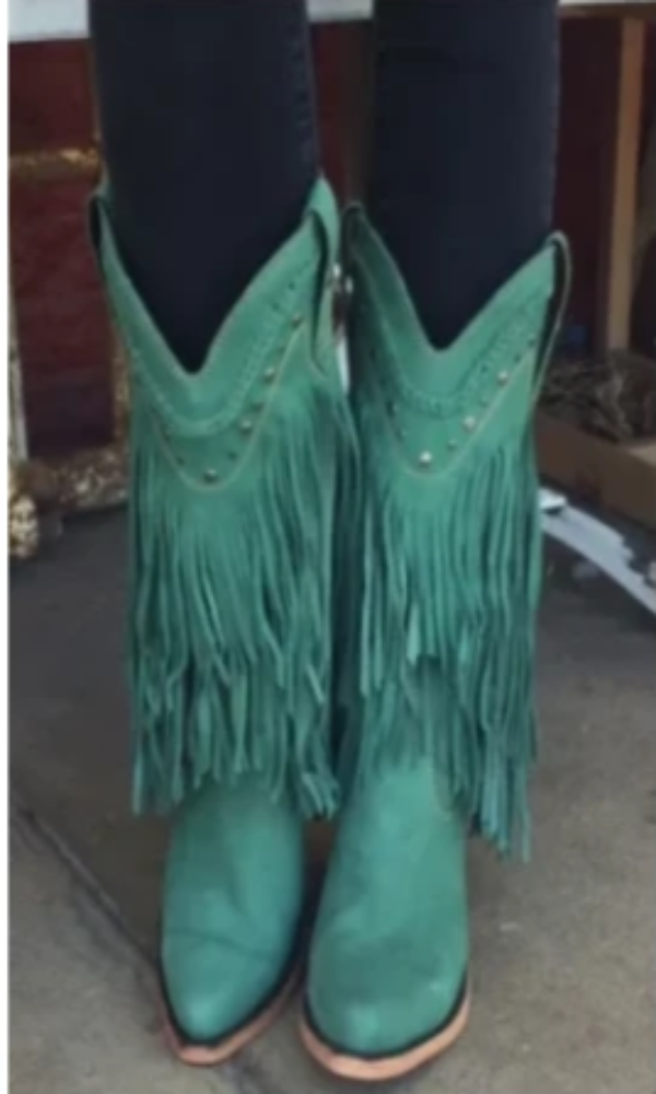 Liberty Black LB-71124 Vegas Turq Leather Boots - Cowgirl Kim