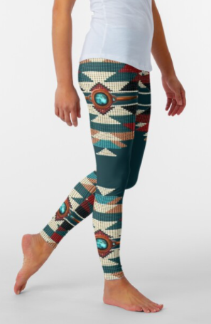 Cowgirl Kim Navajo Mandala Legging - Medium Only