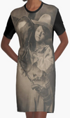 Cowgirl Kim Belle of the Ranch Graphic Tee Dress - Large Only