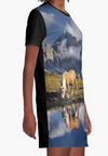 Cowgirl Kim The Palomino's Graphic Tee Dress - Large Only
