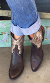 Old Gringo Polo Zipper Signature Ankle Boots~ Chocolate/Silver  Style BL3204-2 - Cowgirl Kim