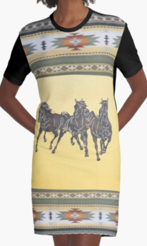 Cowgirl Kim Running Wild Tee Dress