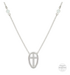 Sterling Lane by Montana Silversmith Virtue of Faith Cross Necklace - In Stock