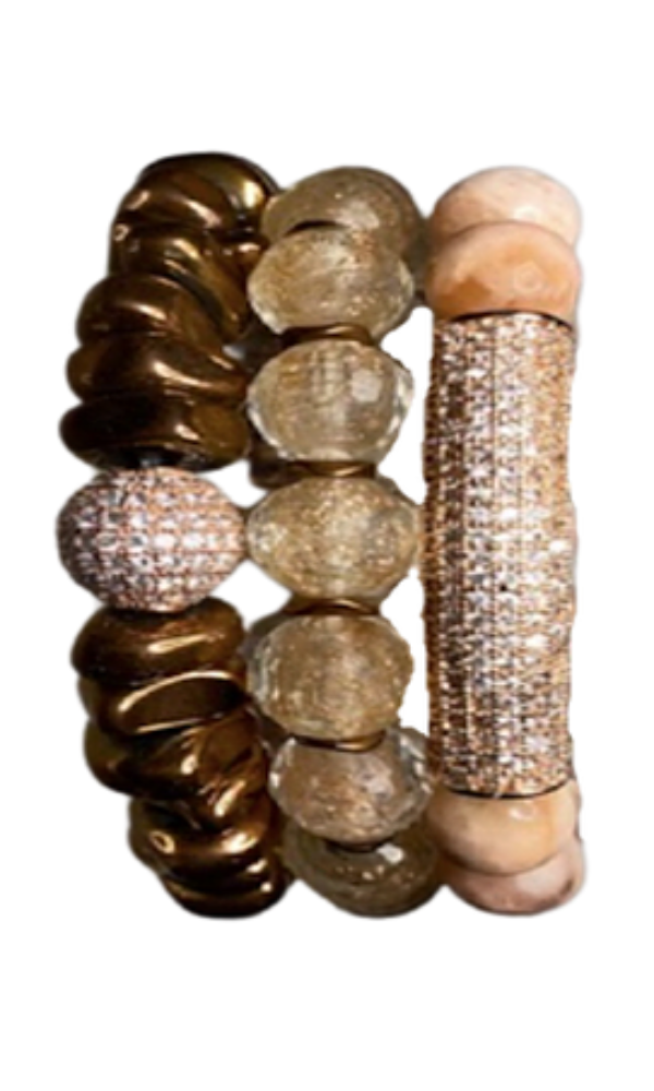 Arm Kandy by Heather Ford - Rose Gold Stack