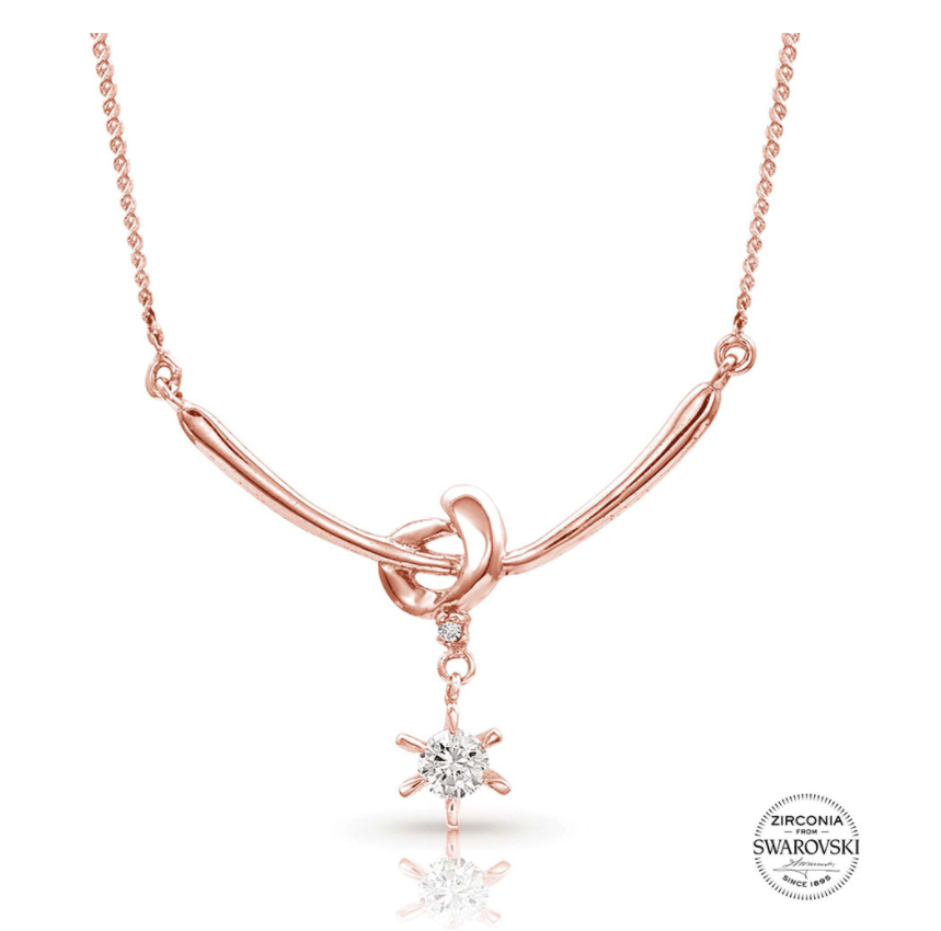 Sterling Lane Rose Love Knot Necklace - In Stock - Cowgirl Kim