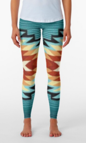 Cowgirl Kim Turquoise Dreams Legging - Small Only