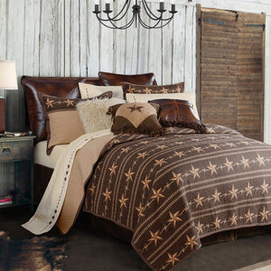 Cowgirl Kim Star Ranch Reversible Quilt Set - Cowgirl Kim