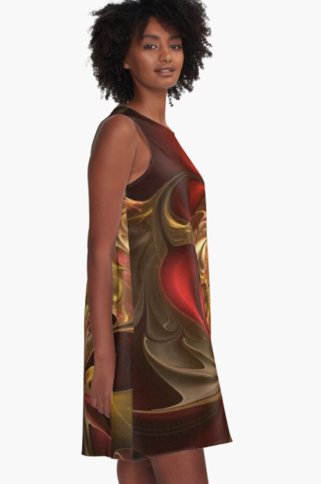 Cowgirl Kim Fields of Gold A-line Dress - Medium Only Cowgirl Kim Fields of Gold A-line Dress - Medium Only