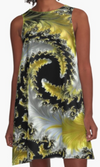 Cowgirl Kim Banana Swirl A-line Dress - Medium Only