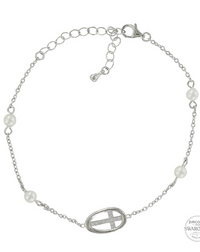 Sterling Lane Virtue of Faith Cross Bracelet - In Stock - Cowgirl Kim