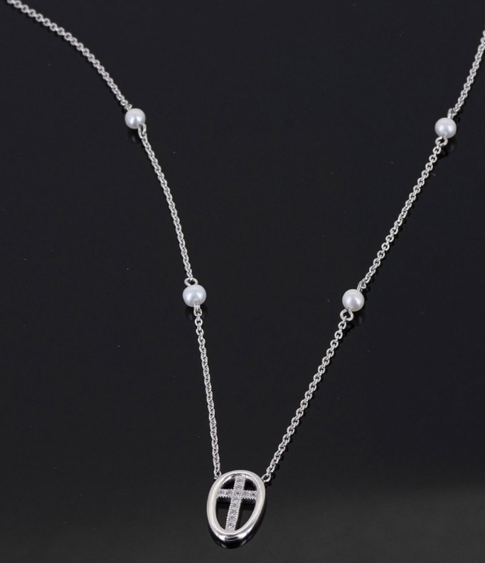 Sterling Lane by Montana Silversmith Virtue of Faith Cross Necklace - In Stock - Cowgirl Kim