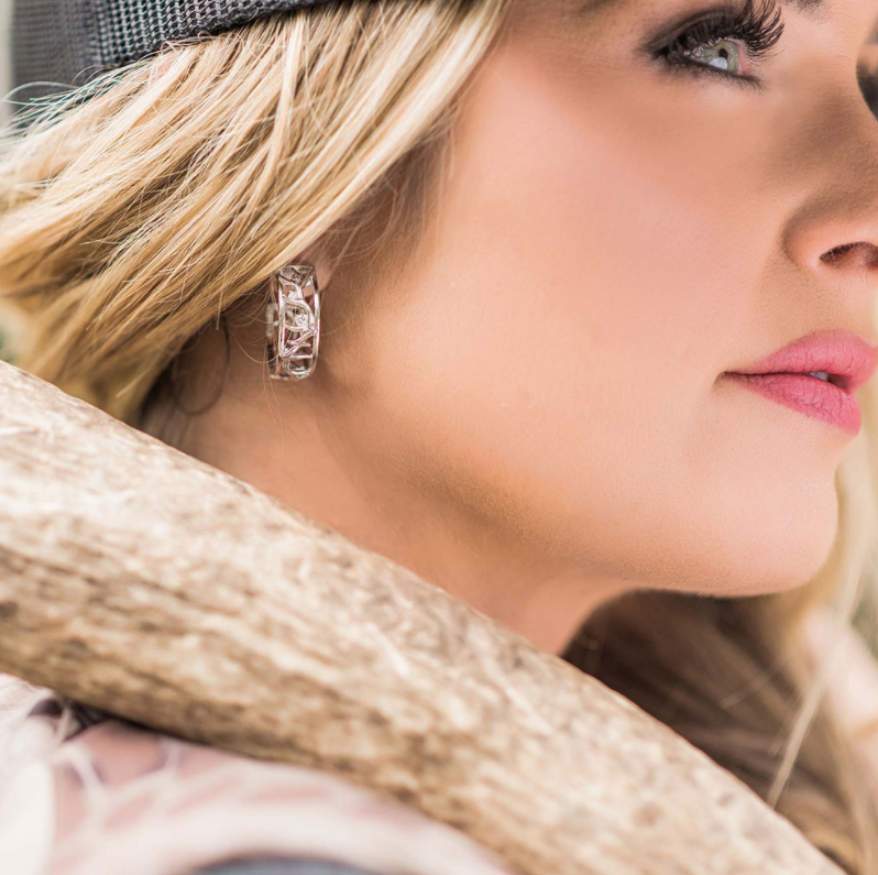Sterling Lane Pursue the Wild Embracing the Wild Hoop Earrings - In Stock - Cowgirl Kim