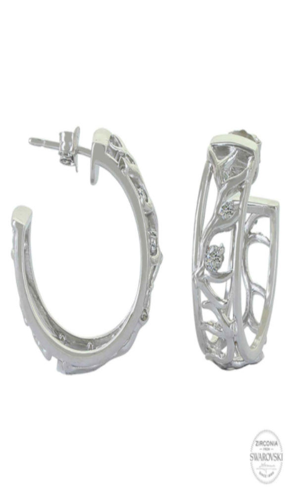 Sterling Lane Pursue the Wild Embracing the Wild Hoop Earrings - In Stock - Cowgirl Kim