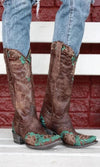 Old Gringo Erin Boots~ Custom Cowgirl Kim Color and Embroidery - Cowgirl Kim