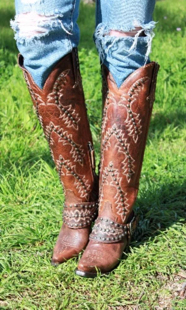 Cowgirl Kim Custom Desert Moon Boots by Lane Boots - Cowgirl Kim