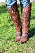 Cowgirl Kim Custom Desert Moon Boots by Lane Boots - Cowgirl Kim