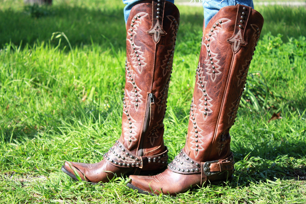 Cowgirl Kim Custom Desert Moon Boots by Lane Boots - Cowgirl Kim