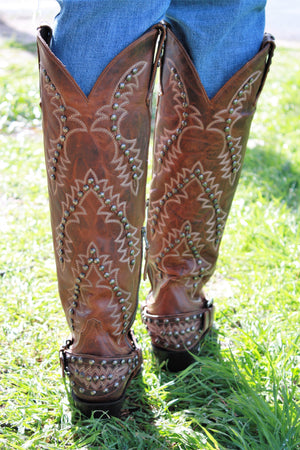 Cowgirl Kim Custom Desert Moon Boots by Lane Boots - Cowgirl Kim