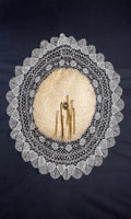 Pat Dahnke Deerskin and Lace Concho Pillow - Cowgirl Kim