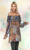 Vintage Collection - Nomad Peasant Ruffle Top - SMALL ONLY