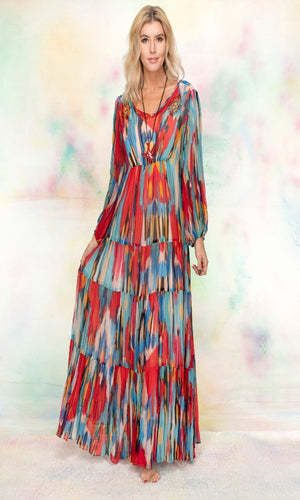 Vintage Collection - Aurora Long Dress - Multi