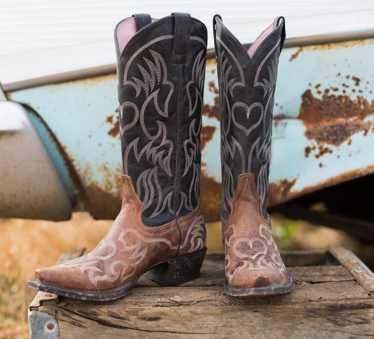 Miss Macie Pure Prairie Boots ~ Brown - Cowgirl Kim