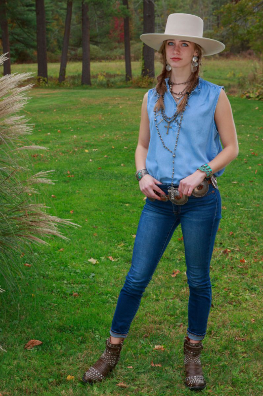 Tasha Polizzi - Blue Wash - Lynn Tank