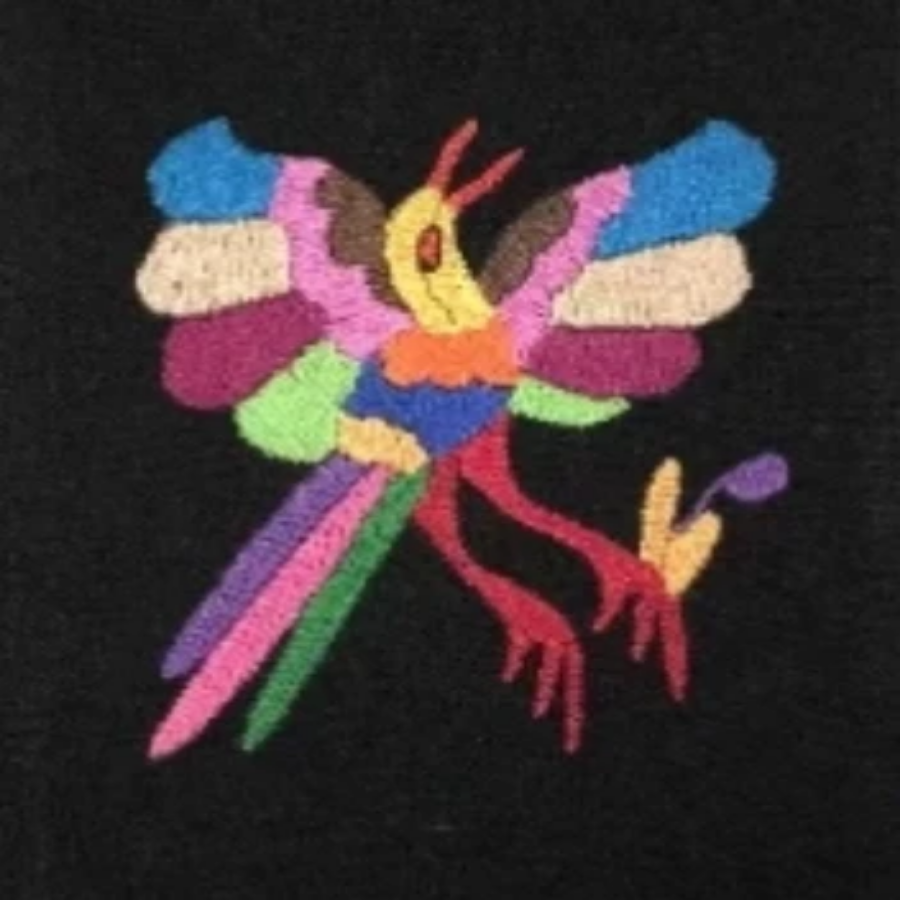 Nativa Hand Embroidered Black Bird Tea Towels - Cowgirl Kim