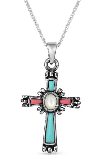 Montana Silversmith Faith Beaming Cross Necklace - In Stock