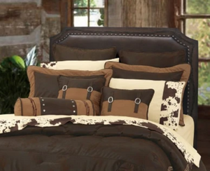 Cowgirl Kim Barbwire Comforter Set~ Chocolate - Cowgirl Kim