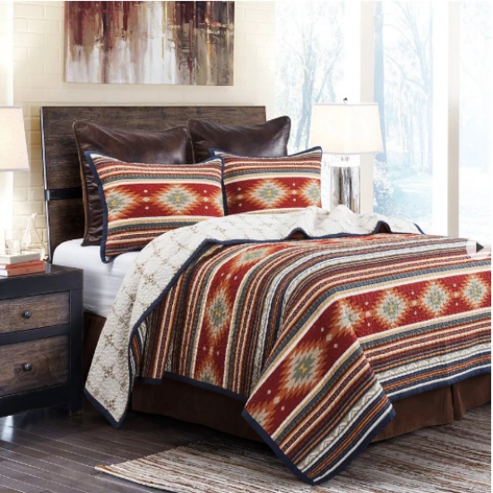 Cowgirl Kim Reversible Del Sol Quilt Set - Cowgirl Kim