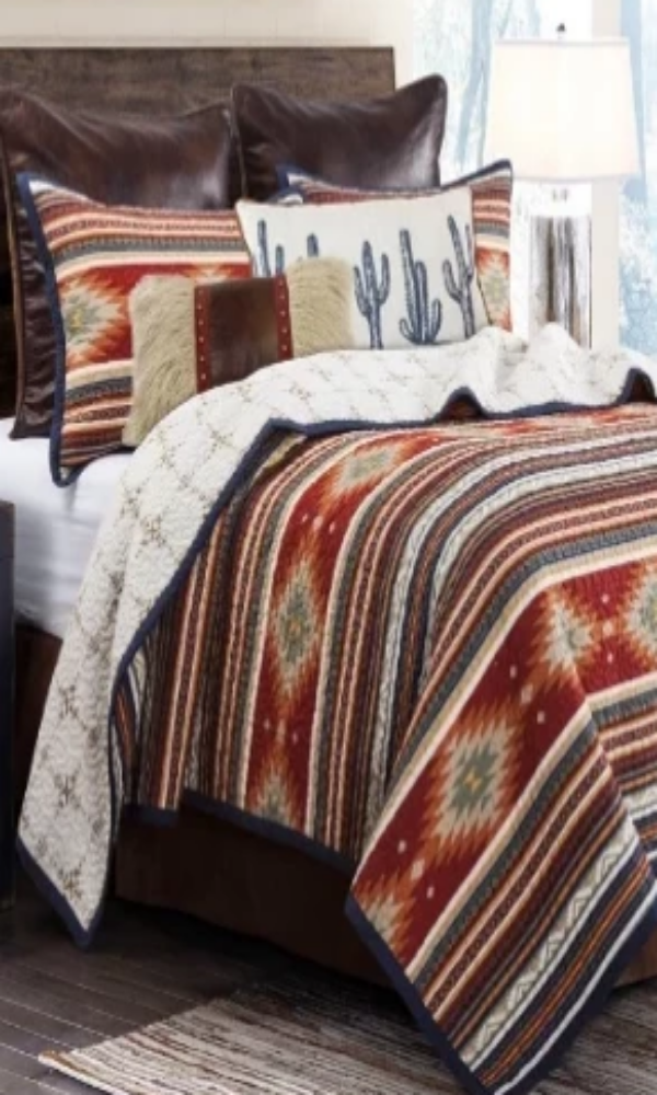 Cowgirl Kim Reversible Del Sol Quilt Set - Cowgirl Kim