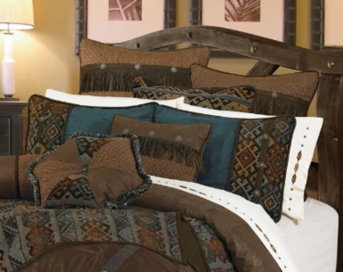 Cowgirl Kim Del Rio Faux Leather Comforter Set - Cowgirl Kim