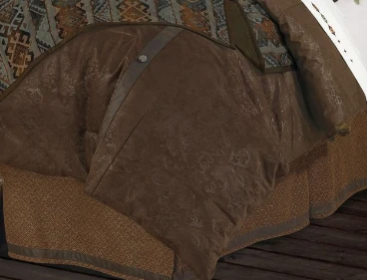 Cowgirl Kim Del Rio Faux Leather Comforter Set - Cowgirl Kim