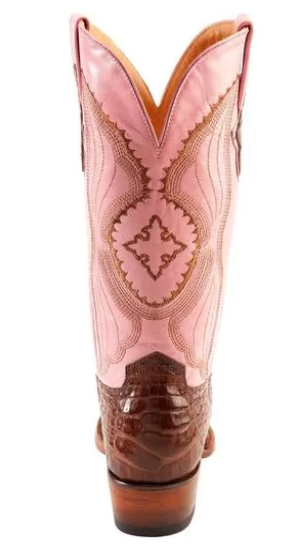 Ferrini Ladies Chocolate Caiman Boots- size 9.5 - Cowgirl Kim