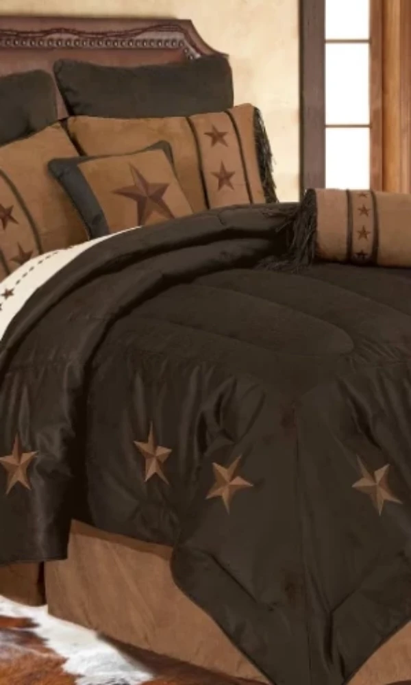Cowgirl Kim Chocolate Laredo Comforter Set - Cowgirl Kim