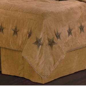 Cowgirl Kim Luxury Star Faux Suede Comforter Set - Cowgirl Kim