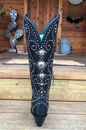 Cowgirl Kim Custom Black Sunshine Boots by Lane Boots - Cowgirl Kim