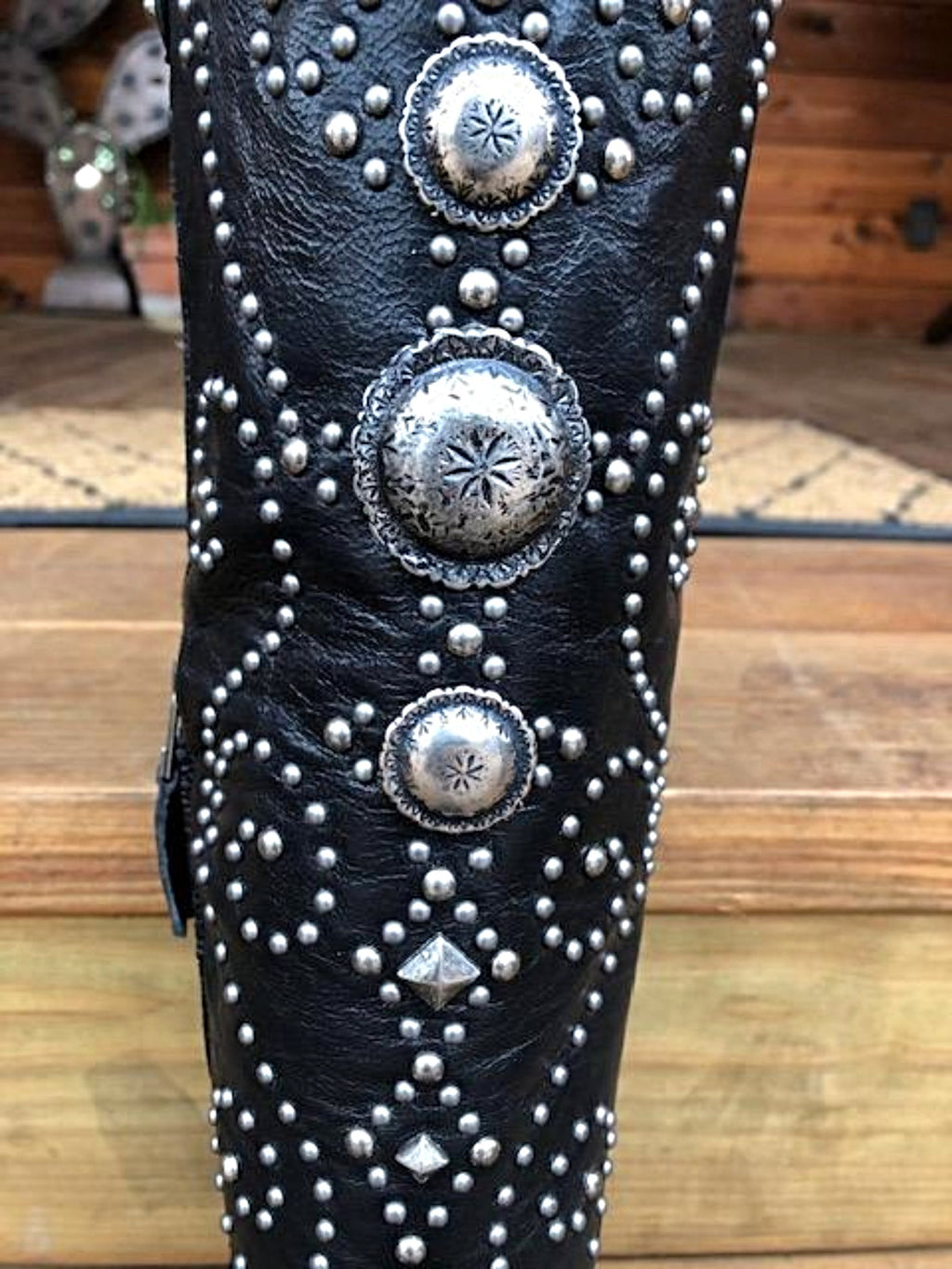 Cowgirl Kim Custom Black Sunshine Boots by Lane Boots - Cowgirl Kim
