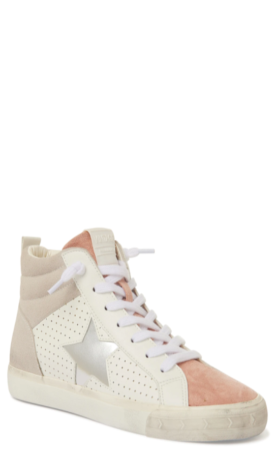 Vintage Havana Axel High Top Sneakers - Blush/Taupe